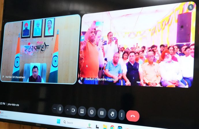 काशीपुर के विकास को नई गति दे रही धामी सरकार-मुख्यमंत्री पुष्कर सिंह धामी