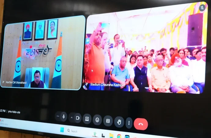 काशीपुर के विकास को नई गति दे रही धामी सरकार-मुख्यमंत्री पुष्कर सिंह धामी