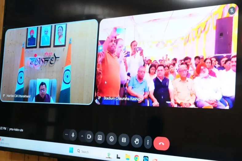 काशीपुर के विकास को नई गति दे रही धामी सरकार-मुख्यमंत्री पुष्कर सिंह धामी
