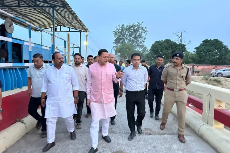 शारदा कॉरिडोर से बदलेगी खटीमा की तस्वीर, सीएम धामी ने किया स्थलीय निरीक्षण