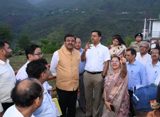 टिहरी में इको पार्क और पर्यटन रोड निर्माण कार्यों का हुआ प्रशासनिक निरीक्षण