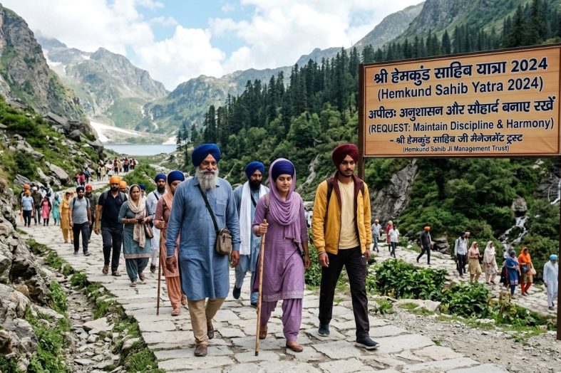 हेमकुंड साहिब यात्रा में अनुशासन और सौहार्द बनाए रखें, श्रद्धालुओं से ट्रस्ट की अपील
