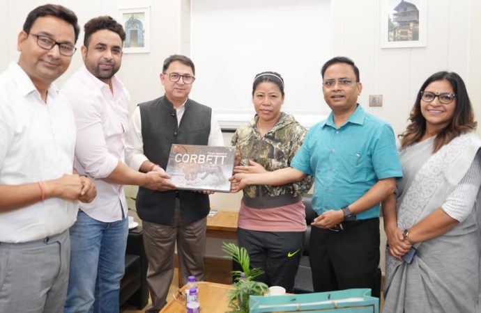 मैरी कॉम और प्रमुख सचिव के बीच खेल प्रतिभाओं को बढ़ावा देने पर चर्चा