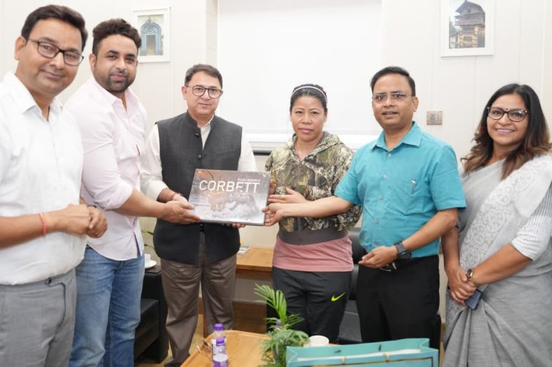 मैरी कॉम और प्रमुख सचिव के बीच खेल प्रतिभाओं को बढ़ावा देने पर चर्चा