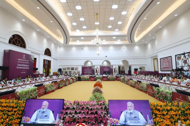 नीति आयोग में धामी ने रखा विकसित उत्तराखंड का विजन, हिमालयी राज्यों के लिए विशेष नीति समर्थन की मांग