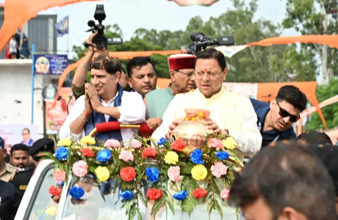 भगवानपुर में गुरु रविदास जयंती की भव्य कलश यात्रा, मुख्यमंत्री धामी ने किया शुभारंभ