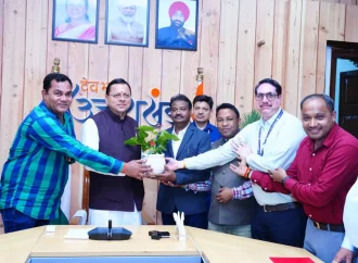 मुख्यमंत्री पुष्कर सिंह धामी से छत्तीसगढ़ से आए पत्रकारों के प्रतिनिधिमंडल ने की शिष्टाचार भेंट