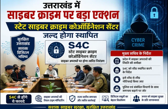 उत्तराखंड में साइबर क्राइम पर बड़ा एक्शन, स्टेट साइबर क्राइम कोऑर्डिनेशन सेंटर जल्द होगा स्थापित