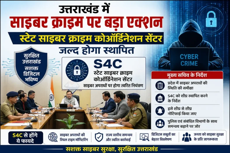 उत्तराखंड में साइबर क्राइम पर बड़ा एक्शन, स्टेट साइबर क्राइम कोऑर्डिनेशन सेंटर जल्द होगा स्थापित