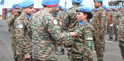 संयुक्त राष्ट्र ने भारतीय सेना के 651 शांति सैनिकों को किया सम्मानित