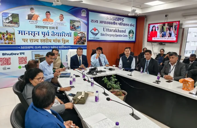 श्रीलंका के अधिकारियों को भाया उत्तराखण्ड का आपदा प्रबंधन मॉडल