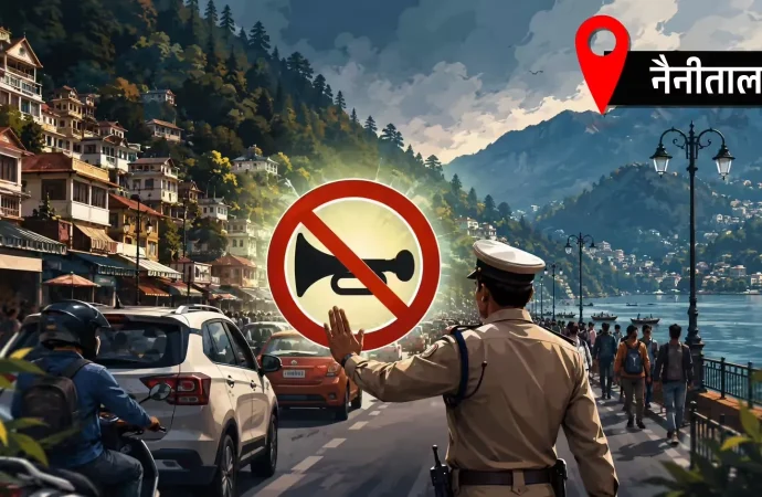 नैनीताल मॉल रोड बनेगी ‘नो हॉर्न ज़ोन’, 1 अगस्त से हॉर्न बजाने पर रहेगा पूर्ण प्रतिबंध