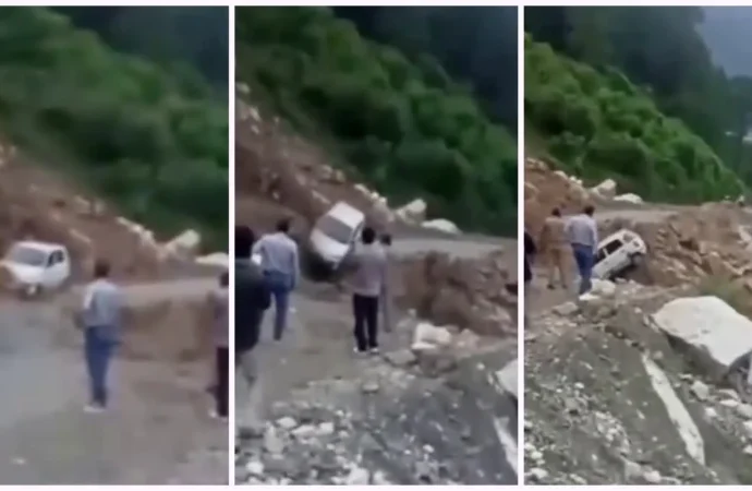बारिश ने बढ़ाई उत्तरकाशी में दुश्वारियां, मलबे की चपेट में आई कार खाई में गिरी; अधूरा पुल बना ग्रामीणों की मुसीबत