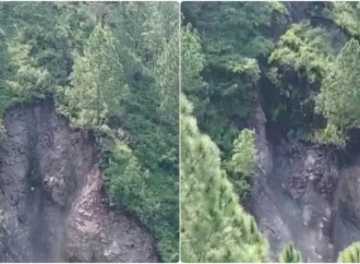 बीरोंखाल में भीषण भूस्खलन से मोटरमार्ग बंद, चट्टानों और मलबे ने बढ़ाई दहशत