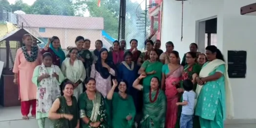 नशे के खिलाफ थानी गांव की महिलाओं ने संभाली कमान, शाम से आधी रात तक लाठी-डंडों से पहरा