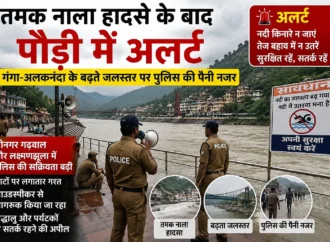 तमक नाला हादसे के बाद पौड़ी में अलर्ट, गंगा-अलकनंदा के बढ़ते जलस्तर पर पुलिस की पैनी नजर