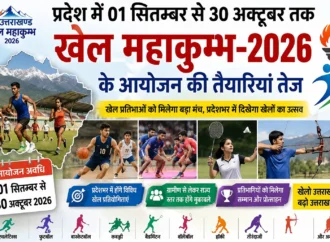 प्रदेश में 01 सितम्बर से 30 अक्टूबर तक खेल महाकुम्भ-2026 के आयोजन की तैयारियां तेज