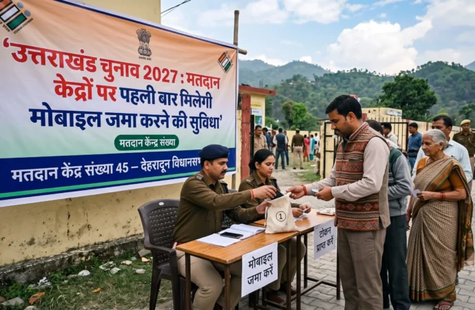 उत्तराखंड चुनाव 2027: मतदान केंद्रों पर पहली बार मिलेगी मोबाइल जमा करने की सुविधा, वोटर आईडी भी 15 दिन में होगी जारी