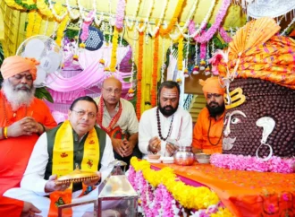 टपकेश्वर महादेव की भव्य शोभायात्रा में शामिल हुए मुख्यमंत्री श्री पुष्कर सिंह धामी