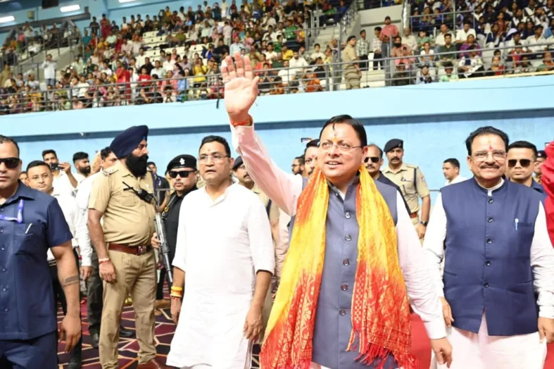 मुख्यमंत्री श्री पुष्कर सिंह धामी ने राष्ट्रीय खेल दिवस पर उत्तराखण्ड राज्य क्रीड़ा विश्वविद्यालय के प्रथम चरण के निर्माण कार्यों का किया शिलान्यास