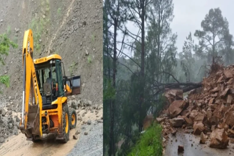 उत्तराखंड में बारिश का कहर: पिथौरागढ़ में 18 और बागेश्वर में 16 सड़कें बंद, टिहरी में रिंग रोड का पुश्ता क्षतिग्रस्त