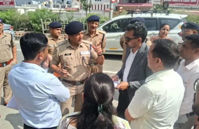 मोहब्बेवाला हादसों पर प्रशासन सख्त: डीएम-एसएसपी ने किया हाईवे का निरीक्षण