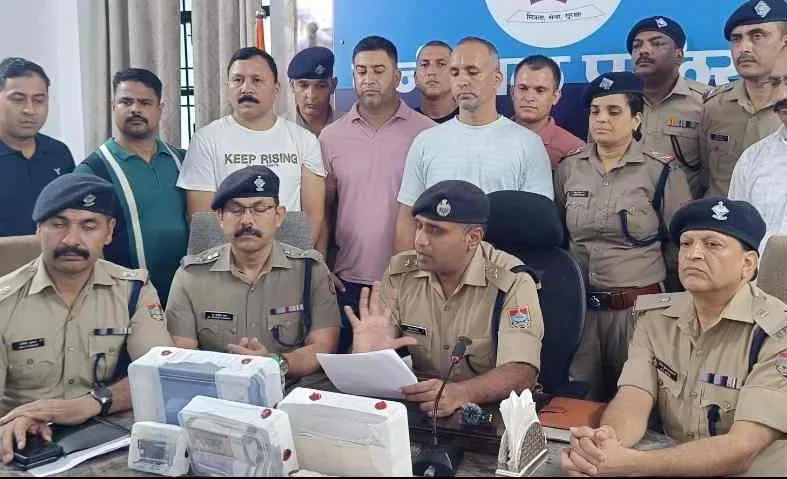 हल्द्वानी में इंटरनेशनल साइबर क्राइम सिंडिकेट का पर्दाफाश, छह आरोपी गिरफ्तार