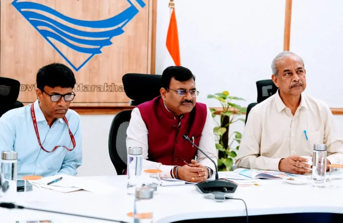 मुख्य सचिव की अध्यक्षता में हुई नीति आयोग के सदस्यों एवं शासन के मध्य बैठक आयोजित