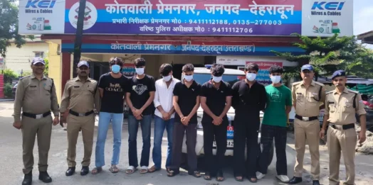 प्रेमनगर में हुड़दंग करने वाले 7 युवक गिरफ्तार, निजी शिक्षण संस्थान के छात्रों के निष्कासन की संस्तुति