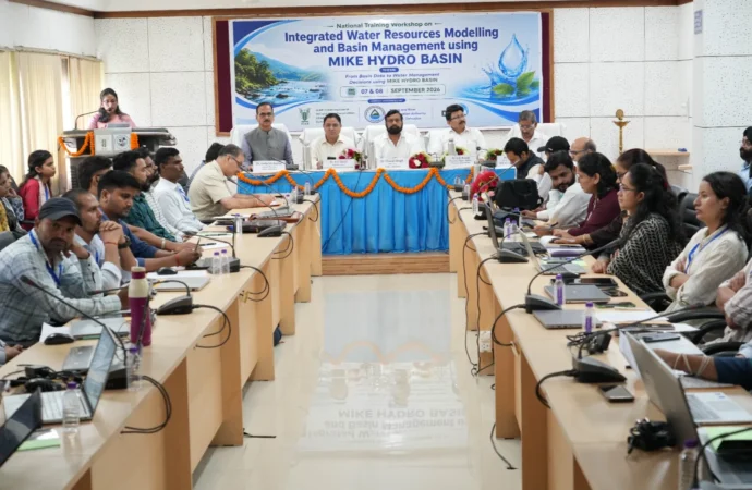 जल संसाधन प्रबंधन में आधुनिक तकनीक का नया अध्याय—MIKE Hydro Basin पर राष्ट्रीय प्रशिक्षण कार्यशाला का शुभारंभ