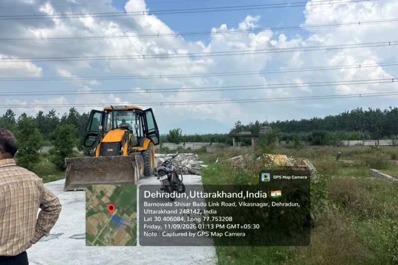 देहरादून के बद्रीपुर, धर्मावाला, हरबर्टपुर में बिना तलपट मानचित्र स्वीकृति के 40-50 बीघा क्षेत्र में हो रही अवैध प्लॉटिंग पर एमडीडीए की कार्रवाई