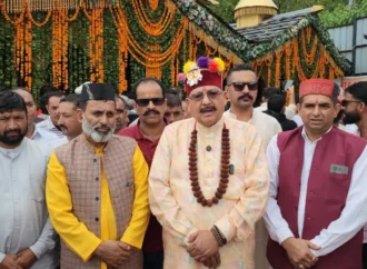धर्मस्व मंत्री सतपाल महाराज पहुंचे सिरमौर के शिलाई, पश्मी गांव
