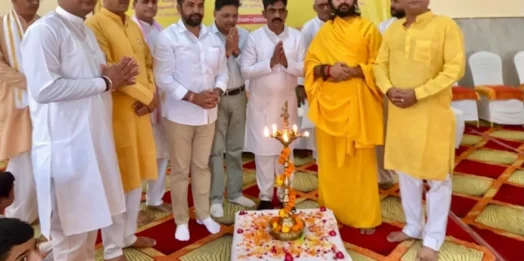 श्री जयराम संस्कृत महाविद्यालय में दो दिवसीय खंडस्तरीय संस्कृत स्पर्धा का भव्य शुभारंभ