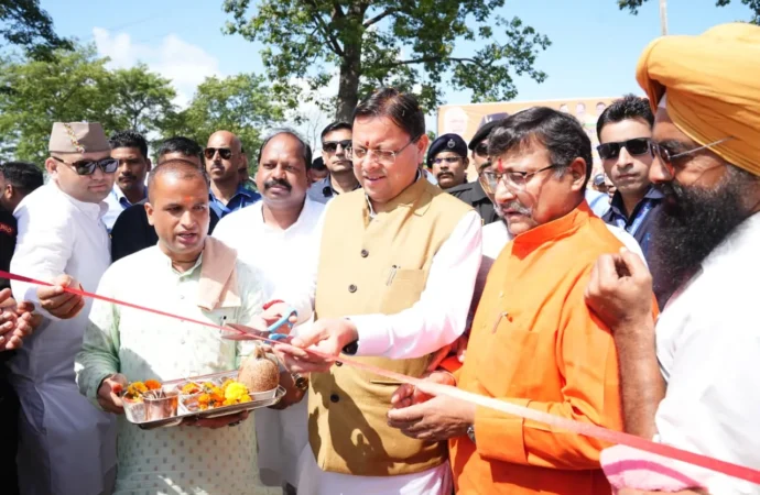 मुख्यमंत्री ने हल्दीघेरा, खटीमा में ₹7.23 करोड़ की लागत से निर्मित गौशाला का किया लोकार्पण