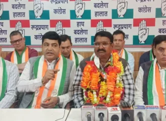 रुद्रप्रयाग में पांच दिन में बदला सियासी रुख, भाजपा छोड़ कांग्रेस में लौटे ग्यालू लाल
