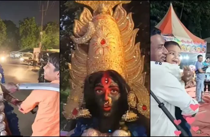 मां काली के रूप में रील बनाने पर विवाद, नीतू बिष्ट के खिलाफ प्रदर्शन
