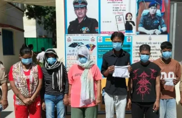 देहरादून में किराये के मकान में चल रहे कथित देह व्यापार का खुलासा, छह गिरफ्तार; नाबालिग का रेस्क्यू