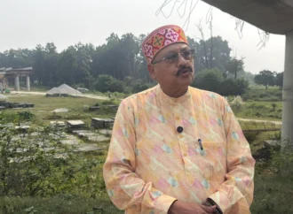 महाराज ने भारत-नेपाल सीमा पर बन रहे ड्राई पोर्ट सहित चार लेन सड़क का किया निरीक्षण