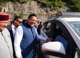 मुख्यमंत्री ने रुद्रप्रयाग में पुल-सुरंग परियोजना एवं संगम लाइब्रेरी का किया अवलोकन