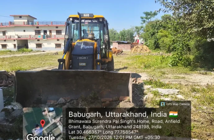 अवैध प्लॉटिंग पर एमडीडीए का शिकंजा, तीन जगह ध्वस्तीकरण और दो निर्माण सील