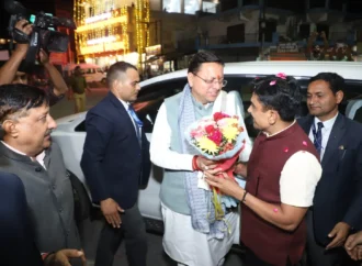 विधानसभा सत्र के सफल संचालन के बाद ऋषिकेश पहुँचे माननीय मुख्यमंत्री महोदय का नटराज चौक पर भव्य स्वागत